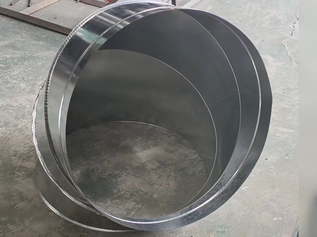 螺旋風管90度彎頭 焊接鍍鋅白鐵環(huán)保消防排煙通風管